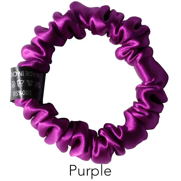 100% Pure Mulberry Silk Scrunchies