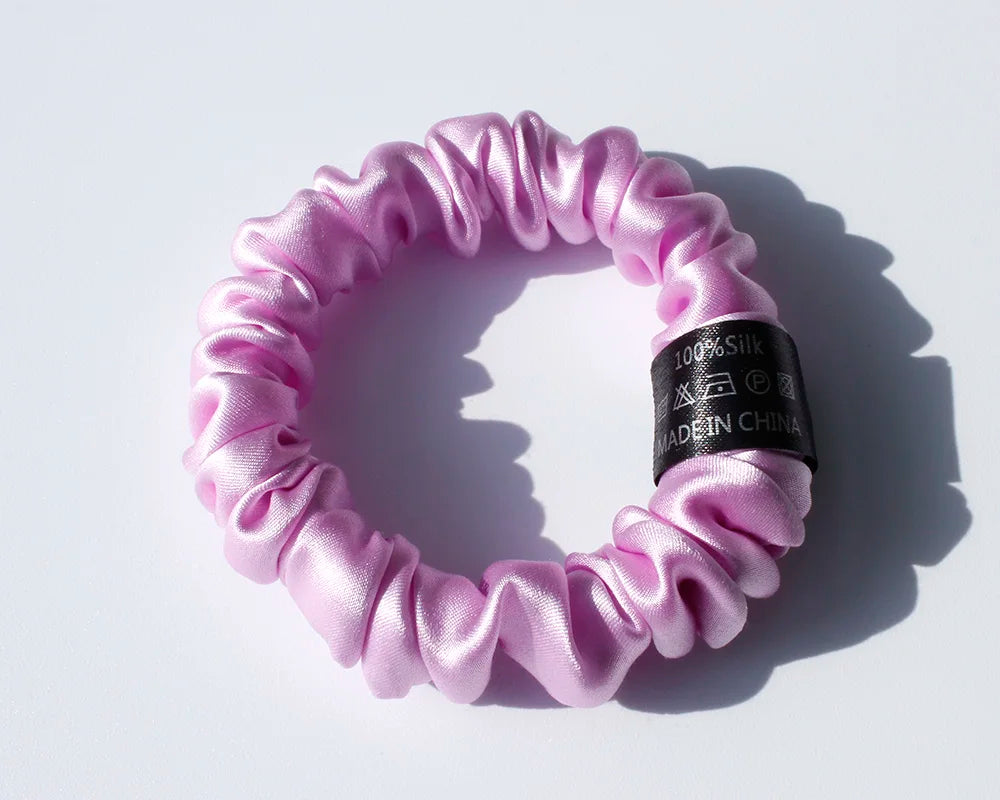 100% Pure Mulberry Silk Scrunchies