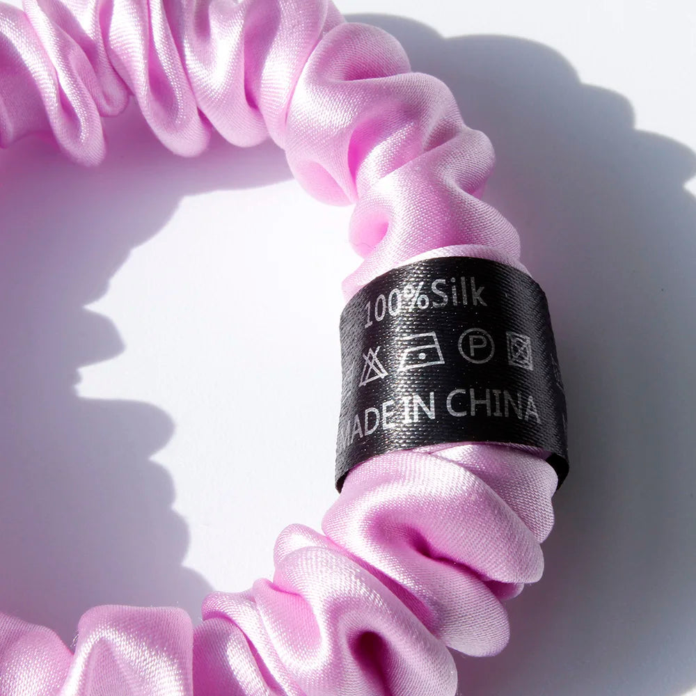 100% Pure Mulberry Silk Scrunchies
