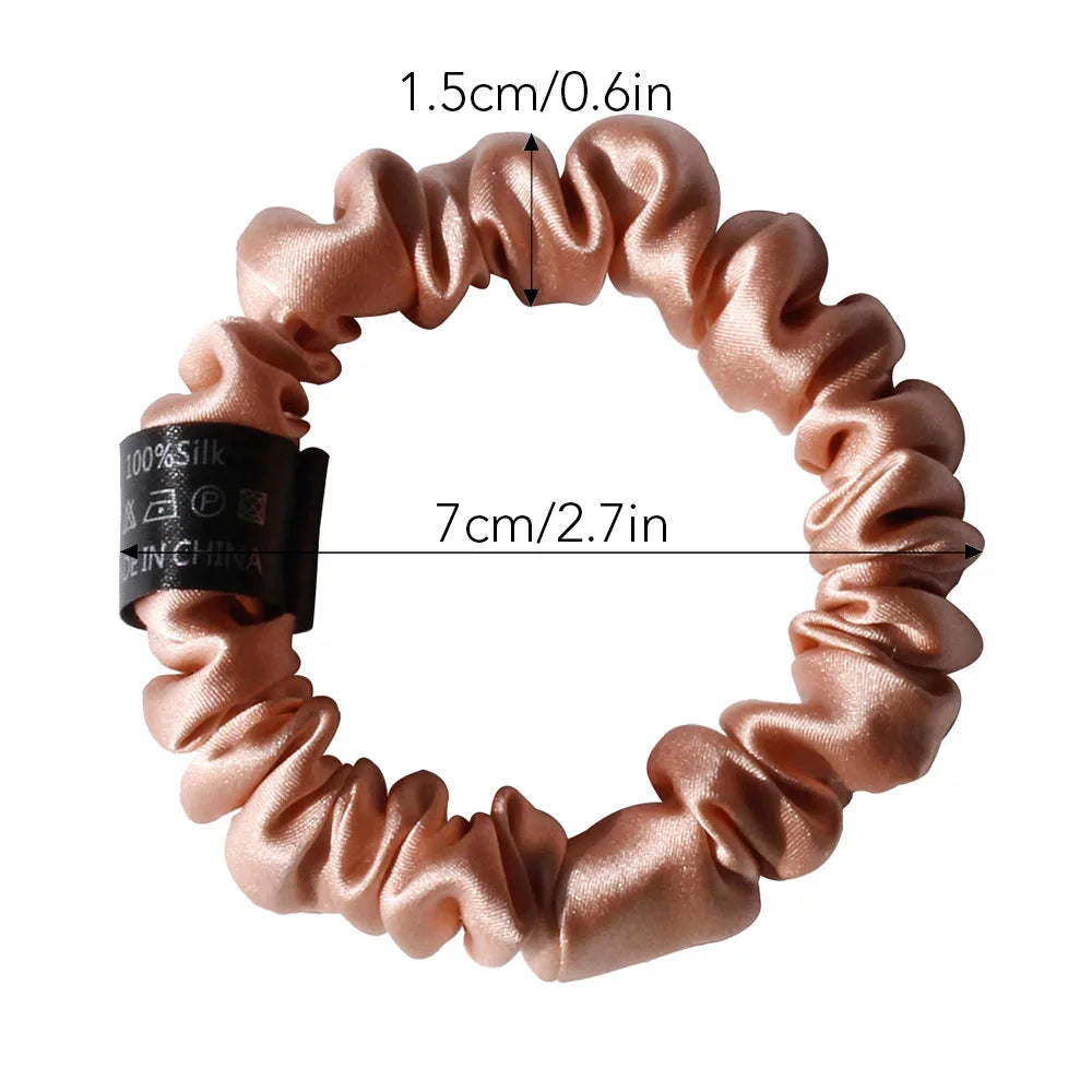 100% Pure Mulberry Silk Scrunchies