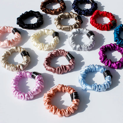 100% Pure Mulberry Silk Scrunchies